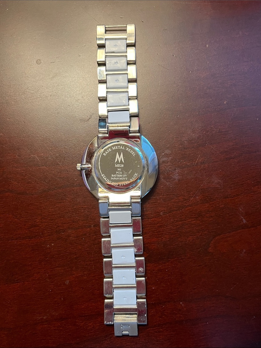 Marc Jacobs Women's Silver and White Crystal Bracelet Watch - Picture 3 of 5